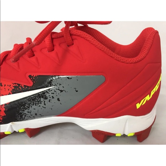 New Nike Fastflex Baseball Football Men’s Cleats 8.5 Vapor Red - Picture 4 of 12